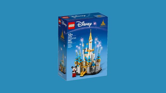 Best Lego Disney Sets: The Mini Disney Castle, boxed.