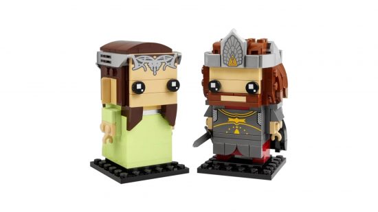Best Lego Lord of the Rings sets: Aragorn and Arwen.