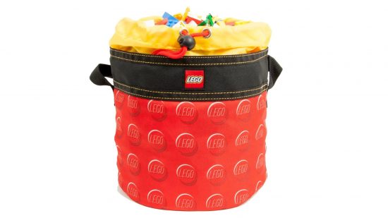 Lego Cinch Bucket, one of the best Lego storage ideas