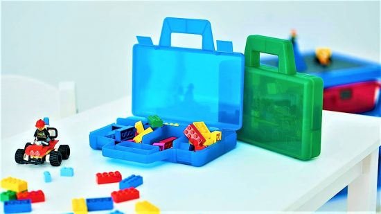Lego Sorting Box To Go, one of the best Lego storage ideas
