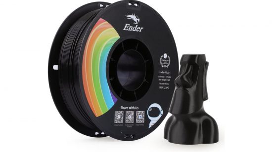 How to 3D print miniatures guide - Ender sales image showing a reel of Ender brand FDM printing filament