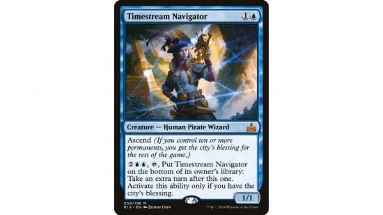 MTG Card Timestream navigator