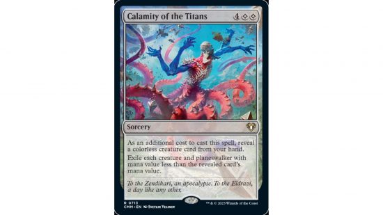 MTG Commander Masters card Calamity of the Titans