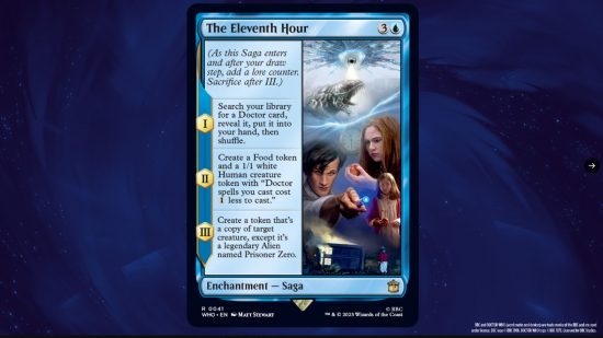 MTG DOctor Who eleventh hour