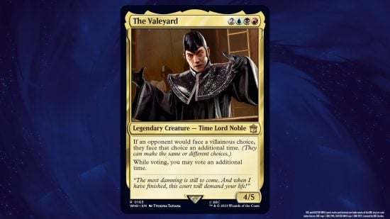 MTG Doctor Who the Valeyard