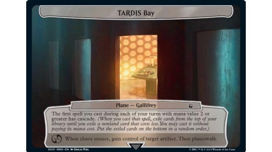 MTG Doctor Who card Tardis Bay
