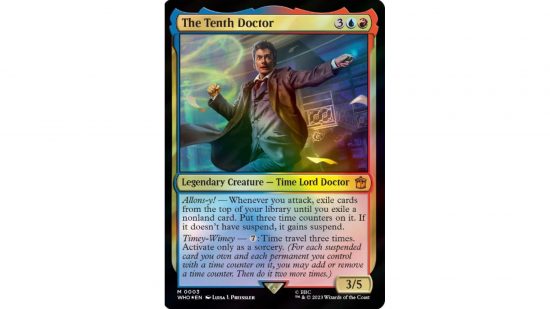 MTG Doctor Who card The Tenth Doctor
