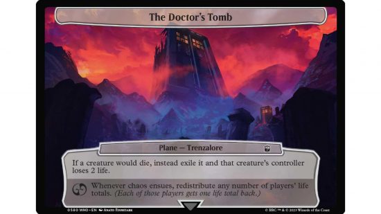 MTG Doctor Who card The Doctors Tomb