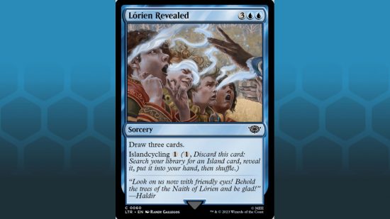 MTG Lord of the Rings Lorien Revealed card from Wizards of the Coast