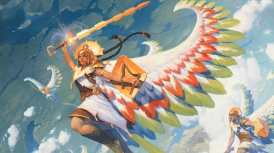 MTG Ixalan - a colorful winged angel