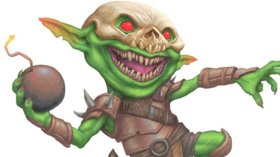 Paizo art of a Goblin from Pathfinder