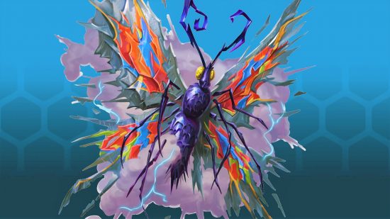 Paizo art of a Ferrous Butterfly from the Plane of Metal found in the Rage of Elements sourcebook