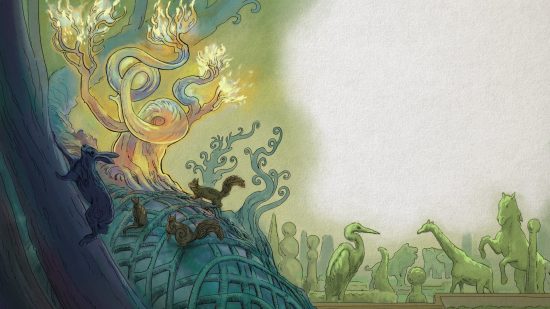 Pathfinder Rage of Elements review - Paizo art of the Plane of Wood