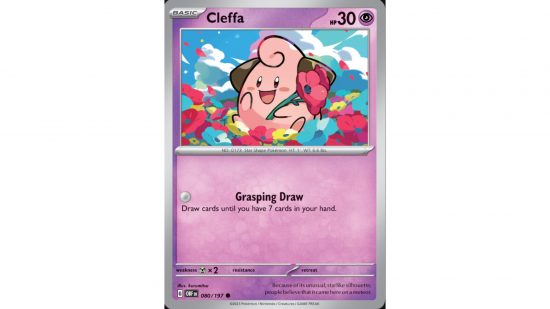 Pokemon card Cleffa