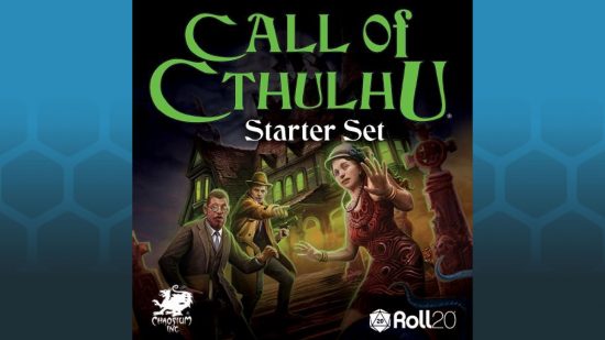 Roll20 sale - Call of Cthulhu starter set VTT cover