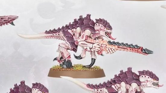 Warhammer 40k 10th Edition Tyranids new models from Oghram reveal stream - Games Workshop image showing a new termagant model with a spike rifle