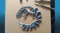 Warhammer 40k faction icon boxes by Sam Creary - unpainted Tyranid icon made from bits