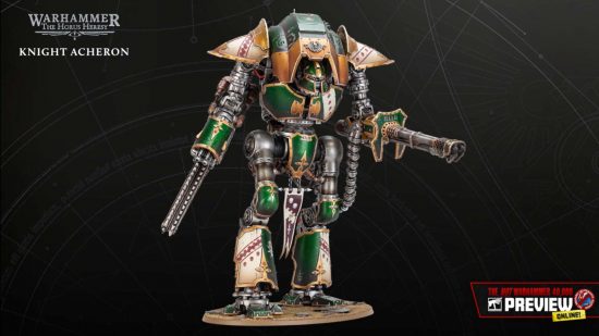 Warhammer 40k and Horus Heresy Imperial Knight kit - Knight Acheron