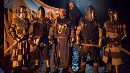 Warhammer inspired film Chaos Rising - Breton Knights in armor