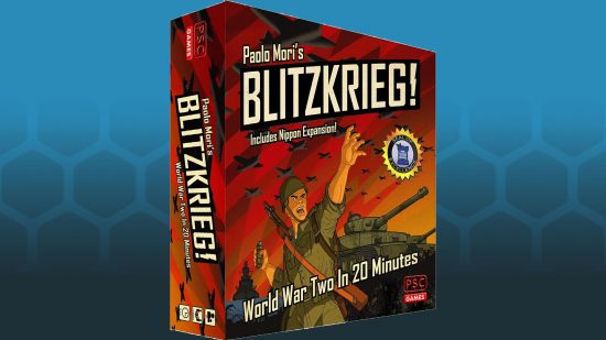 Box for Blitzkrieg!, one of the best WW2 board games