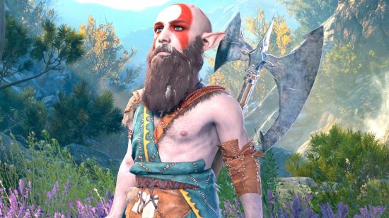 Baldur's gate 3 character creator meme characters - Kratos the gnome