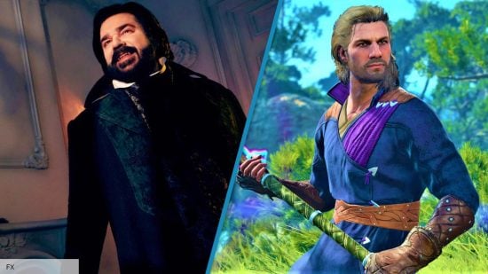 FX image of Matt Berry and Larian image of Gale