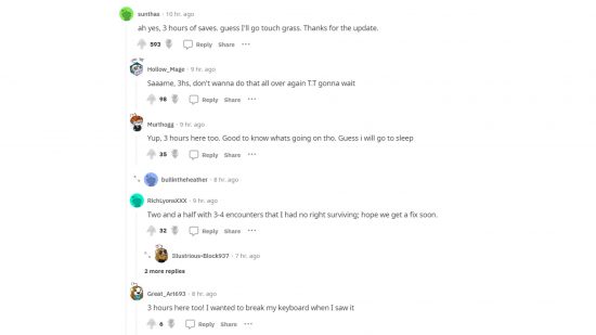 Baldur's Gate 3 save file corrupted Reddit comments