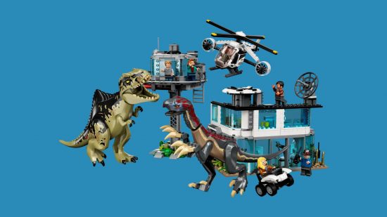Best Lego Dinosaurs - the Giganotosaurus & Therizinosaurus Attack set.