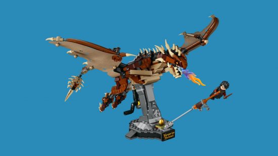 Best Lego dragon sets: the Hungarian Horntail.
