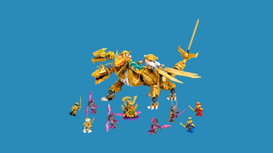 Best Lego dragon sets: Lloyd's Golden Dragon Ultra, from the Ninjago line.