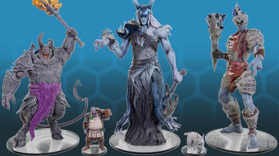 DnD minis giant miniatures from Wizkids