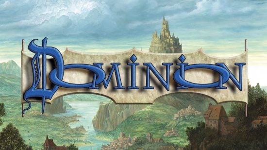 Dominion board game box art and logo