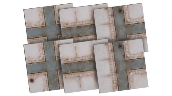 Legions Imperialis terrain - Civitas Imperialis Street tiles, six terrain boards