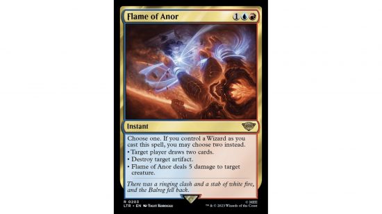 LOTR MTG Card Flame of Anor