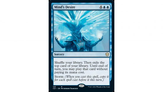 MTG card Minds Desire