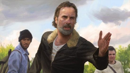 MTG Walking Dead art of Rick Grimes