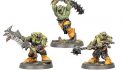 Warhammer Age of Sigmar Orruk Ironjawz Brute Ragerz, barechested Orks wielding two-handed melee weapons