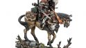 Warhammer Cities of Sigmar Freeguild Cavalier Marshal - a knight on a barded warhorse, bedecked with stowage and heavy armor