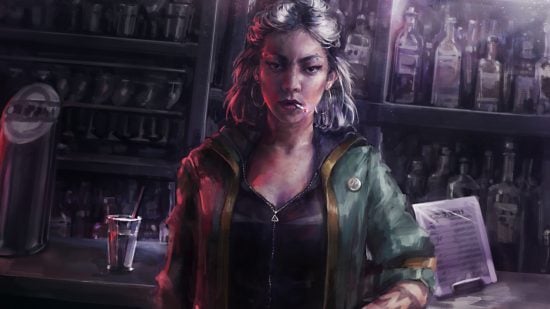 Best Horor RPG games for tabletop guide - Chronicles of Darkness artwork showing a female character in a jacket