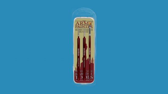 Best miniature paintbrushes - the Army Painter Starter Set.