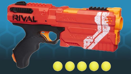 Nerf Rival Kronos XVIII-500, one of the best cheap Nerf guns