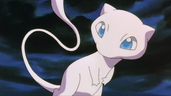 Cutest Pokémon guide - Pokémon anime screenshot showing Mew