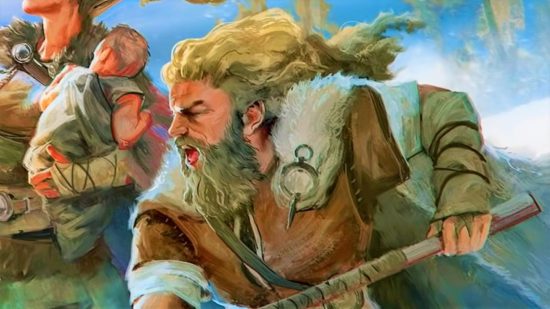 Wizards of the Coast art of a DnD Barbarian 5e