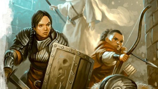 DnD Fighter subclasses 5e guide - Wizards of the Coast artwork showing two Halfling fighters in battle