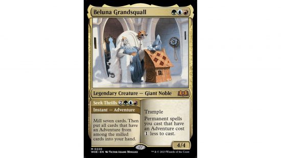 MTG Wilds of Eldraine Commander card Beluna Grandsquall