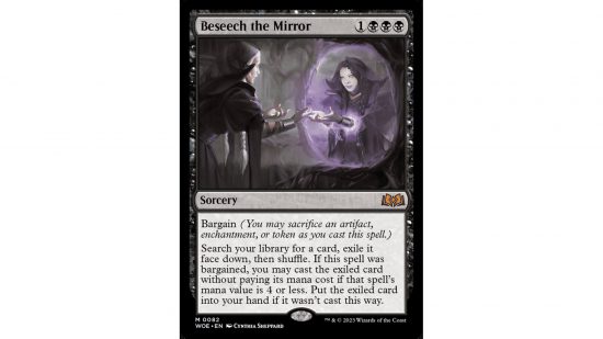 The Wilds of Eldraine MTG card Beseech the Mirror