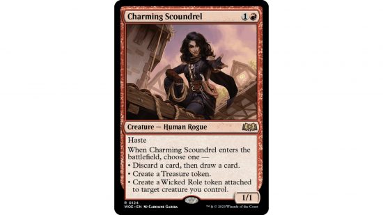 The Wilds of Eldraine MTG card Charming Scoundrel
