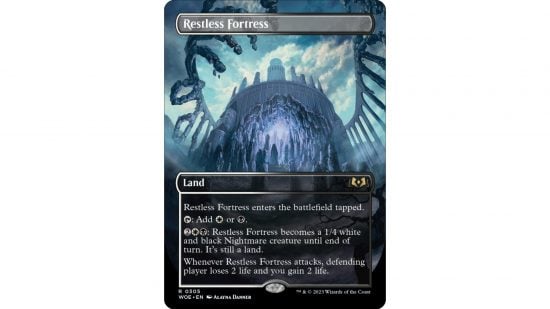 The Wilds of Eldraine MTG card Restless Fortress