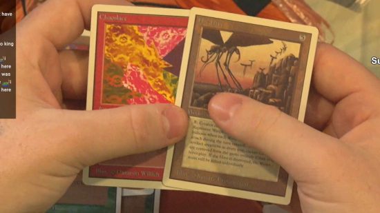 MTG vintage repack scam - Chaoslace and The Hive rares