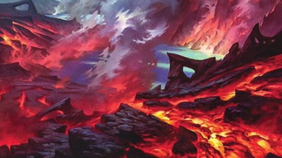 Wizards of the Coast artwork from Scalding Tarn, one of the MTG fetch lands